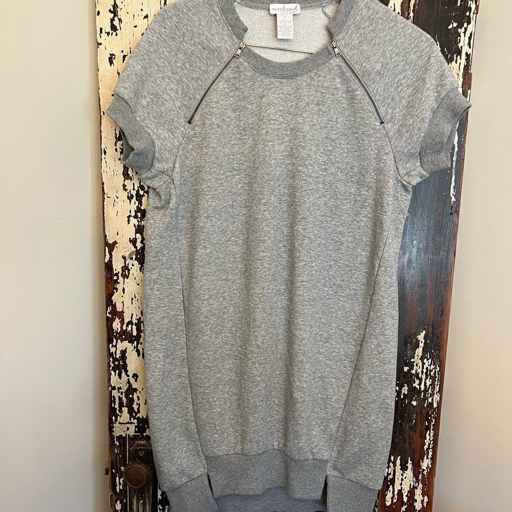 Women’s cozy Weekend For The Republic zipper sweatshirt dress. size Medium